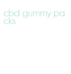 cbd gummy packs