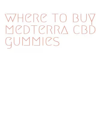 where to buy medterra cbd gummies