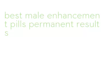 best male enhancement pills permanent results