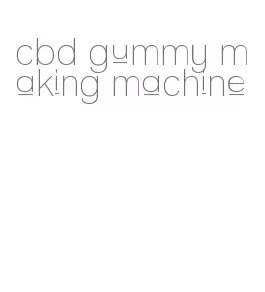 cbd gummy making machine