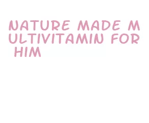 nature made multivitamin for him