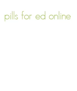 pills for ed online