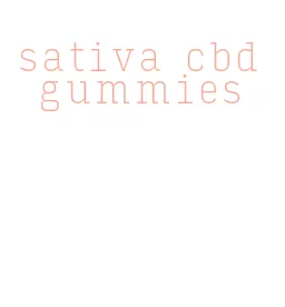 sativa cbd gummies