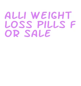 alli weight loss pills for sale