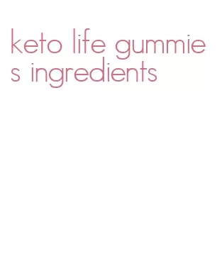 keto life gummies ingredients