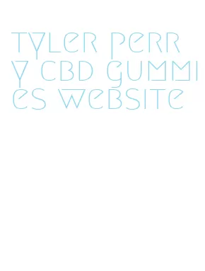 tyler perry cbd gummies website