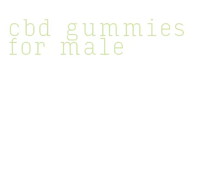 cbd gummies for male