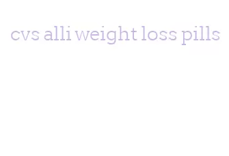 cvs alli weight loss pills