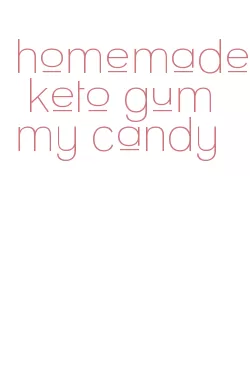 homemade keto gummy candy