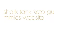 shark tank keto gummies website