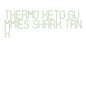 thermo keto gummies shark tank