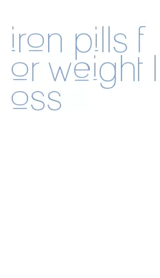 iron pills for weight loss