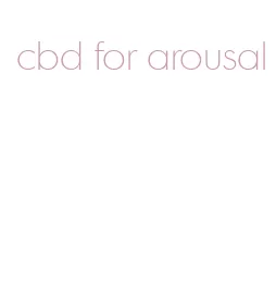 cbd for arousal