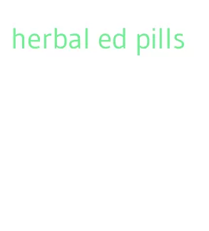 herbal ed pills