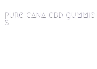 pure cana cbd gummies