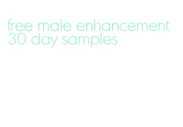 free male enhancement 30 day samples