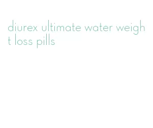 diurex ultimate water weight loss pills