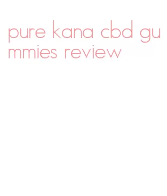 pure kana cbd gummies review