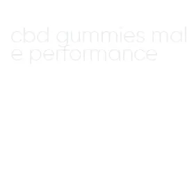cbd gummies male performance