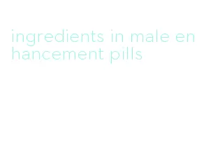 ingredients in male enhancement pills