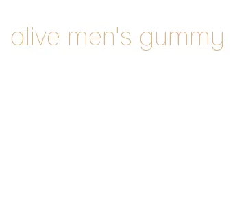 alive men's gummy