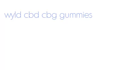 wyld cbd cbg gummies