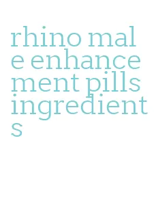 rhino male enhancement pills ingredients