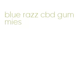 blue razz cbd gummies