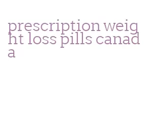 prescription weight loss pills canada