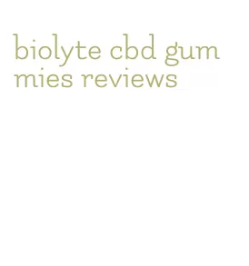 biolyte cbd gummies reviews