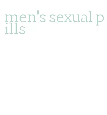men's sexual pills
