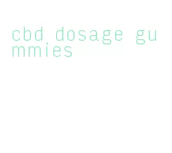 cbd dosage gummies