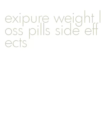 exipure weight loss pills side effects