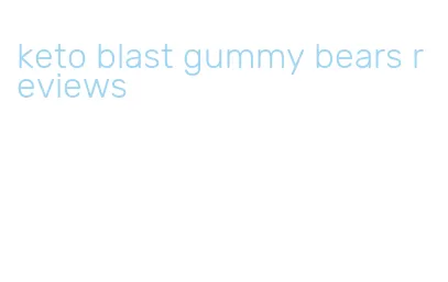 keto blast gummy bears reviews