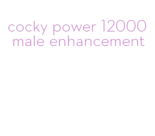 cocky power 12000 male enhancement