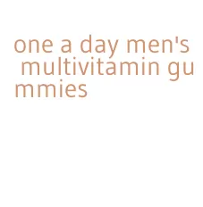 one a day men's multivitamin gummies