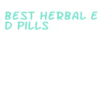 best herbal ed pills