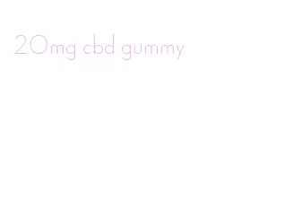 20mg cbd gummy