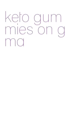 keto gummies on gma