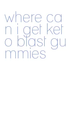 where can i get keto blast gummies