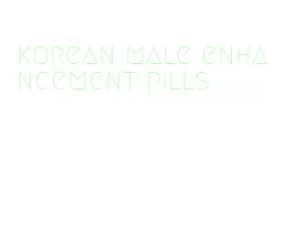 korean male enhancement pills