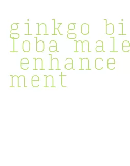 ginkgo biloba male enhancement