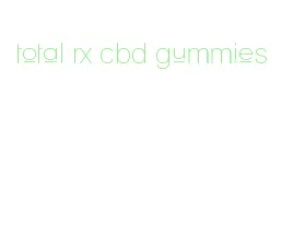 total rx cbd gummies