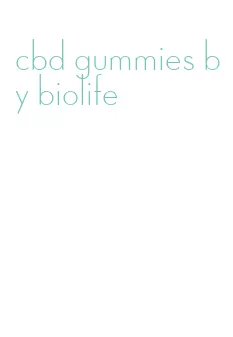 cbd gummies by biolife