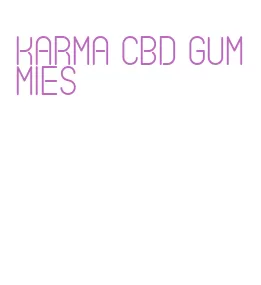 karma cbd gummies