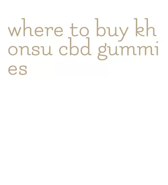 where to buy khonsu cbd gummies