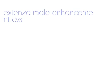 extenze male enhancement cvs
