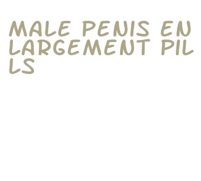 male penis enlargement pills
