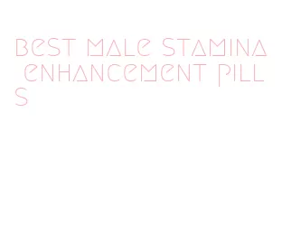 best male stamina enhancement pills