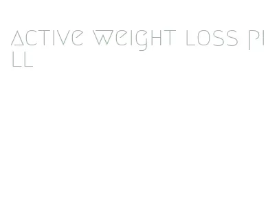 active weight loss pill